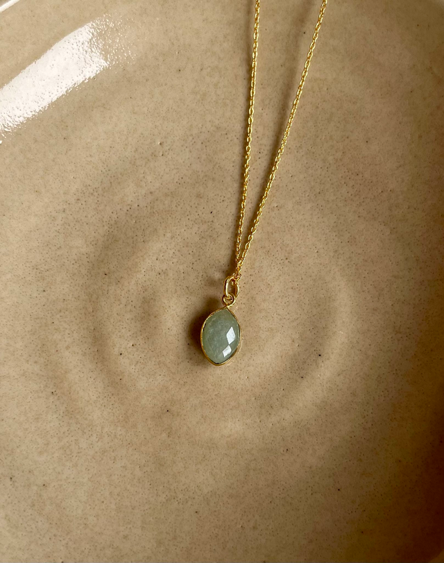 Be you - Deine Aquamarin Kette
