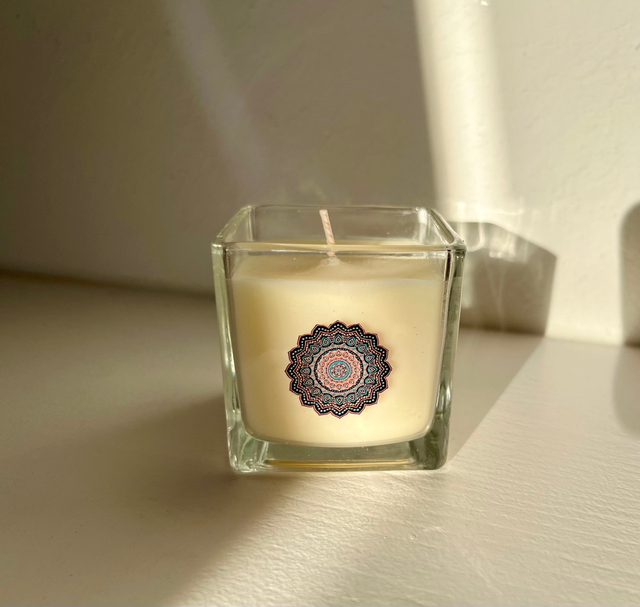 Mandala Duftkerze
